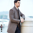 men's woolen coat, European and American casual woolen windbreaker coat, large M-6XL in stock