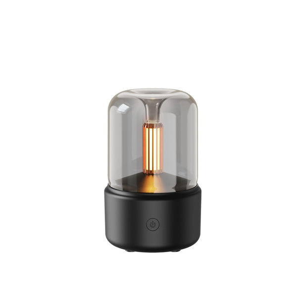 Candlelight Aromatherapy Machine Home Atmosphere Light Essential Oil Diffuser Desktop Silent Humidifier