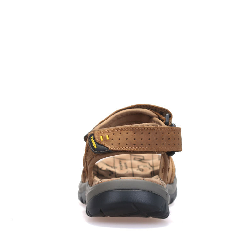 Summer Leisure Beach Men Shoes High Quality Leather Sandals The Big Yards Men's Sandals