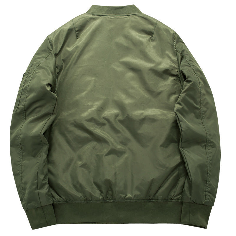 Ma1 Thick And Thin Army Green Military Motorcycle Ma-1 aviator Pilot Air Men Bomber Jacket