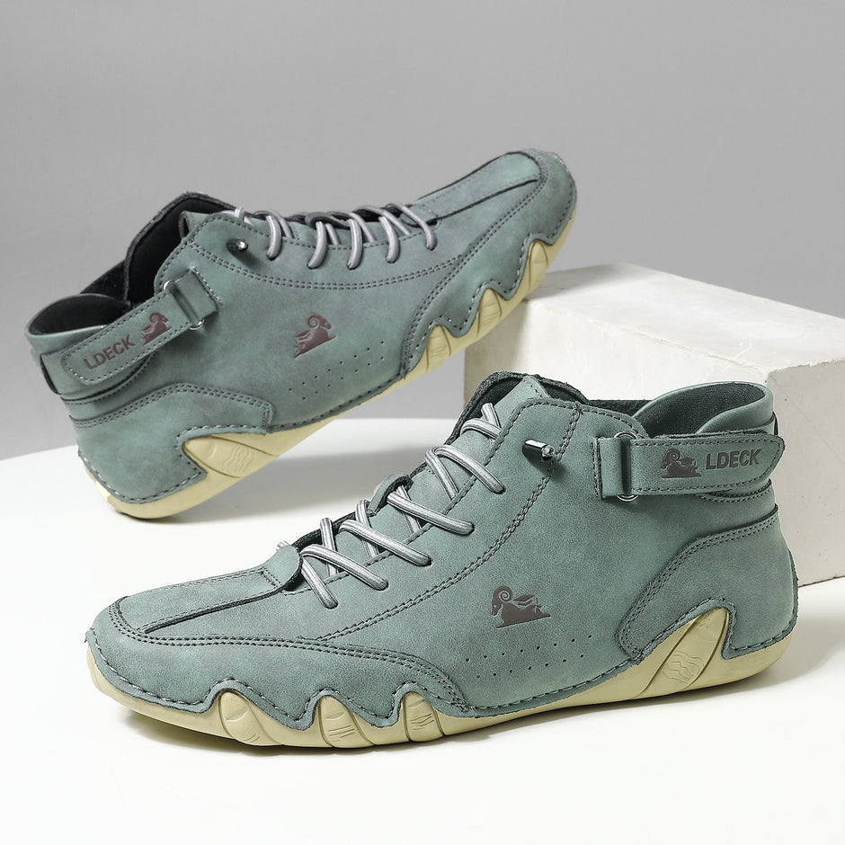 Martin boots autumn and winter cross-border popular high-top octopus men's shoes men's casual short boots