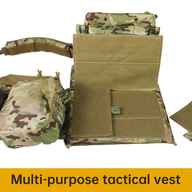 Tactical vest vest quick tear down multi-function breathable Oxford blouse field army fans as training clothes