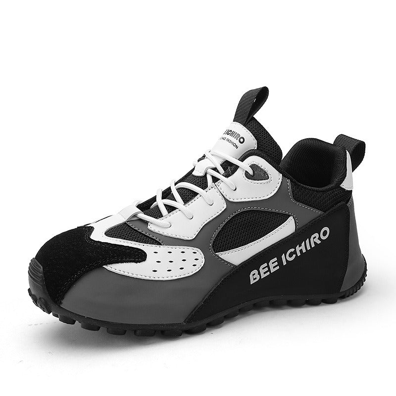 Men's Shoes Colorful Package Bottom Shoes Comfortable Leather Inside High Casual Sports Trend
