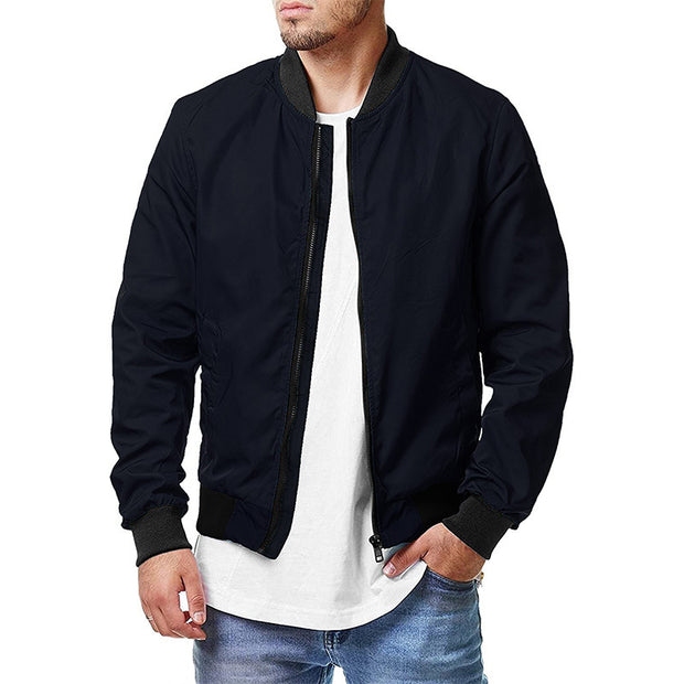 New Men's Pilot Jacket Spring Autumn Casual Fashion Large Men's Zipper Jacket 5XL