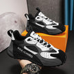 Men's Shoes Colorful Package Bottom Shoes Comfortable Leather Inside High Casual Sports Trend