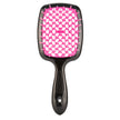 Peine de masaje hueco en forma de panal, peine de rejilla para cabello liso, peine de doble propósito para cabello liso seco y húmedo, peine para peinar cabello rizado y esponjoso