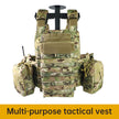 Tactical vest vest quick tear down multi-function breathable Oxford blouse field army fans as training clothes