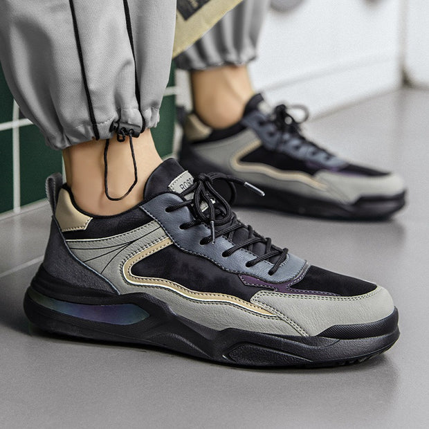 Zapatos de moda Forrest Gump, zapatos ligeros de suela suave para hombre, nuevos zapatos casuales vintage, zapatos deportivos de tabla