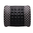 Car Lumbar Support Pillow 12V Electric Massage Auto Seat Back Relaxation Office Chair Waist Lumbar Support Cotton Cushion Pillow