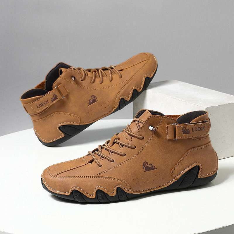 Martin boots autumn and winter cross-border popular high-top octopus men's shoes men's casual short boots