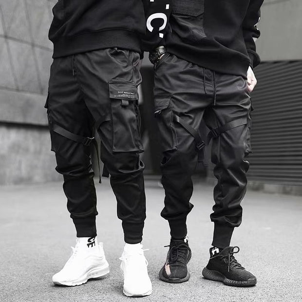 Ins super hot pants China-Chic concealer leggings large pocket casual loose fashion brand overalls