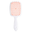 Peine de masaje hueco en forma de panal, peine de rejilla para cabello liso, peine de doble propósito para cabello liso seco y húmedo, peine para peinar cabello rizado y esponjoso