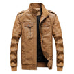 New Autumn and Winter Men's Leather Jacket Motorcycle Baseball Jacket Plus Size