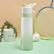 700ml frosted spray water cup outdoor sports kettle cooling water replenishment convenient advertising cup