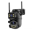 Dual screen wireless 360 degree mobile remote outdoor WiFi camera monitoring