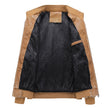 New Autumn and Winter Men's Leather Jacket Motorcycle Baseball Jacket Plus Size