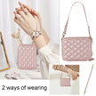 Suitable for Flip5 4 folding phone case fashion card insertion Samsung ZFlip6 crossbody small fragrant style phone leather cover