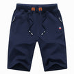Solid Men's Shorts 6XL Summer Mens Beach Shorts Cotton Casual Male Shorts homme Brand Clothing