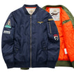 Ma1 Thick And Thin Army Green Military Motorcycle Ma-1 aviator Pilot Air Men Bomber Jacket