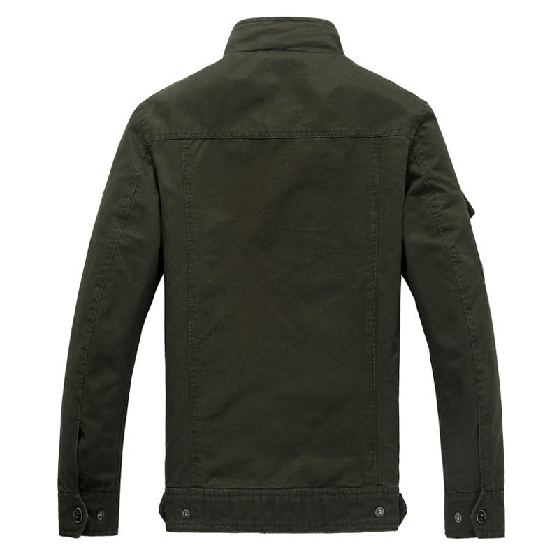 Cotton Military Jacket Men MA-1 Style Army Jackets Male Brand Slothing Mens Bomber Jackets Plus Size M-6XL