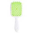 Peine de masaje hueco en forma de panal, peine de rejilla para cabello liso, peine de doble propósito para cabello liso seco y húmedo, peine para peinar cabello rizado y esponjoso