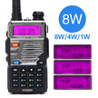 BaoFeng UV-5RE 8W Powerful Walkie Talkie 10km Dual Band UV5RE 2 way Radio VOX Flashlight Long Range Portable Hunting Ham Radio