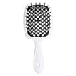 Peine de masaje hueco en forma de panal, peine de rejilla para cabello liso, peine de doble propósito para cabello liso seco y húmedo, peine para peinar cabello rizado y esponjoso