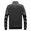 New Autumn and Winter Men's Leather Jacket Motorcycle Baseball Jacket Plus Size