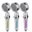 Supercharged Shower Water Purification Filtration Bathroom Shower Head Hand Held Shower Shower Head Double Large Turbo Cyclone