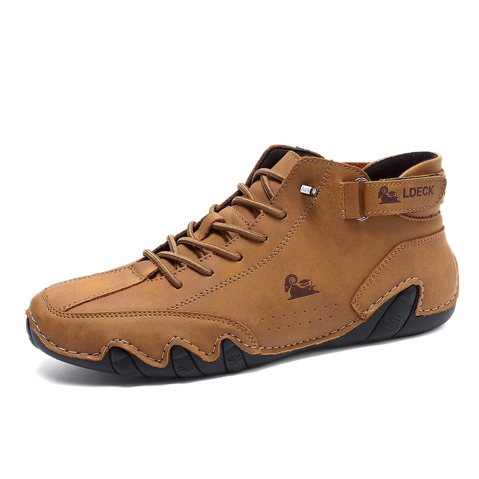 Martin boots autumn and winter cross-border popular high-top octopus men's shoes men's casual short boots