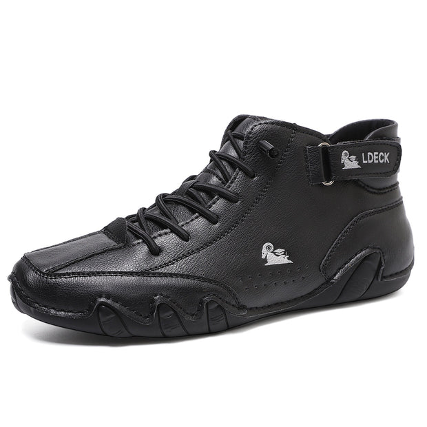 Martin boots autumn and winter cross-border popular high-top octopus men's shoes men's casual short boots